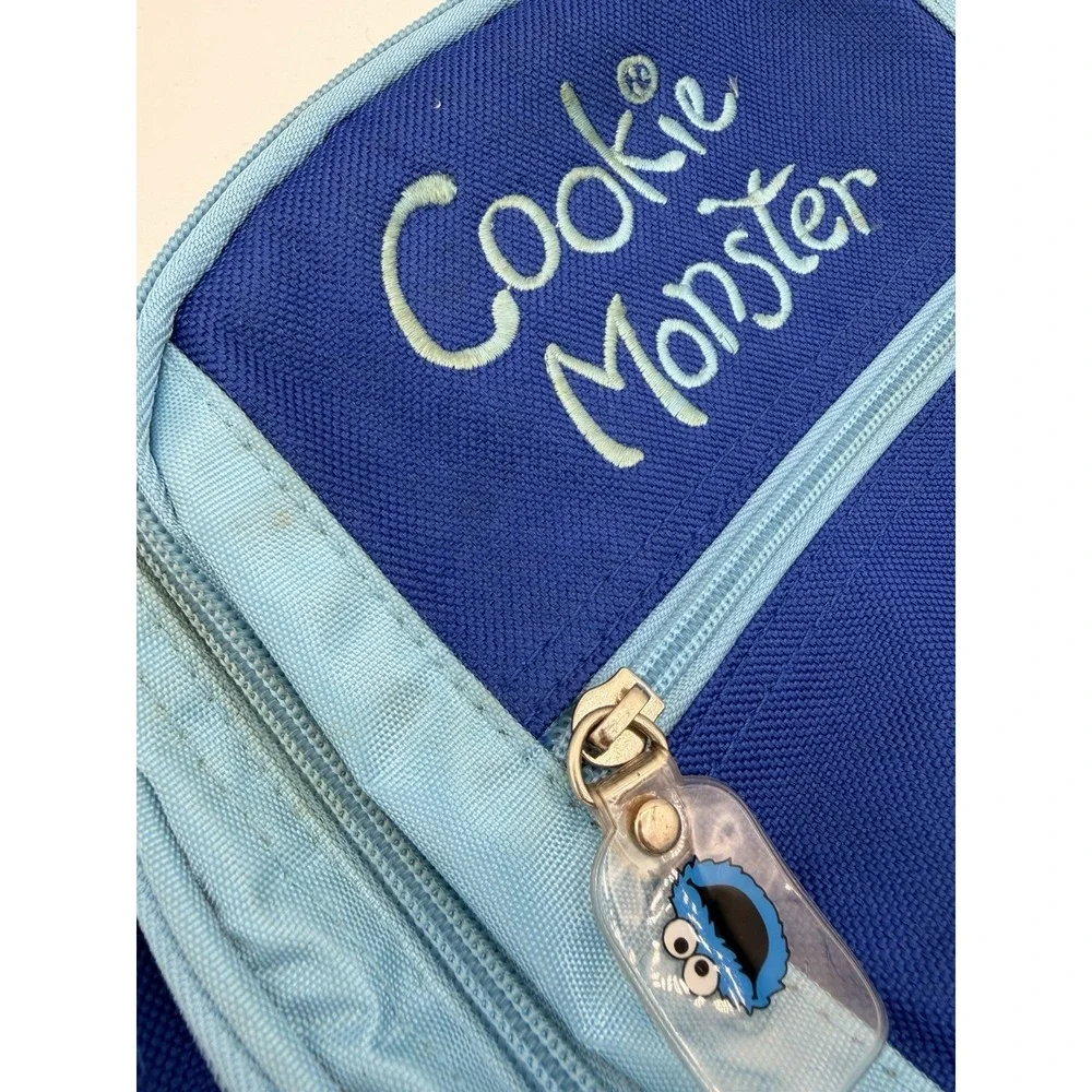 Vintage 2002 Cookie Monster Backpack Romar Accessories Sesame Street